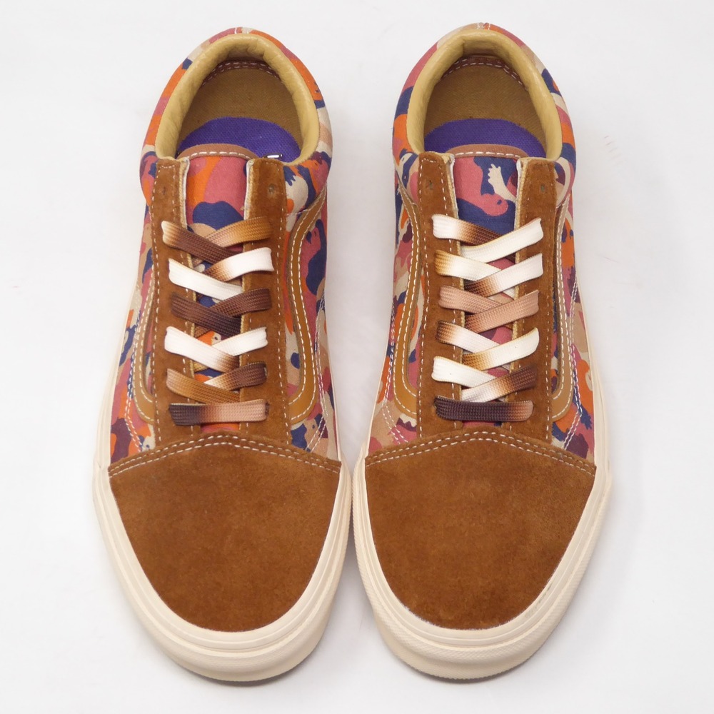 NEW Vans Women Shoes Brown Tyris Winter Off The Wall Gallery Camo Size 7.5 - Picture 4 of 11